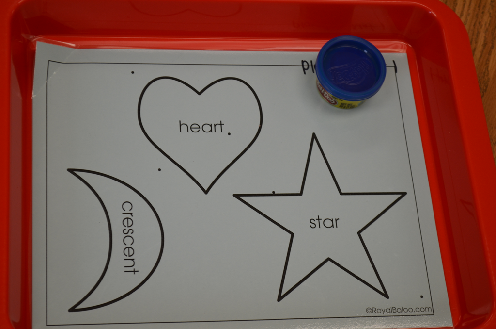 Picture of the shape activity.